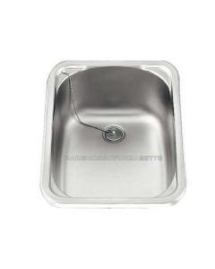 Lavello in acciaio inox per barca 380x280 mm