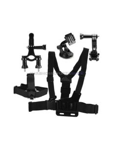 KIT 104 DAZZNE ACCESSORI PER ACTION CAMERA SPORT 6 PEZZI