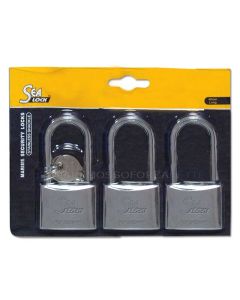 Lucchetto marino mm30 Lalizas sealock 3pz arco lungo