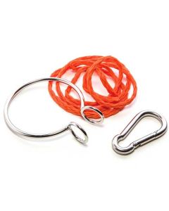 Anello con moschettone per il recupero dell'ancora