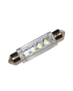 Lampadina siluro 4 led 12 voLT 41mm