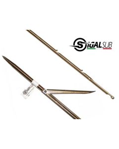 Asta tahitiana Sigalsub Ø 6,25 mm con perni 150 cm per fucile 110