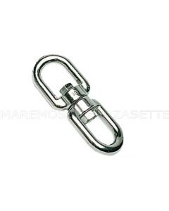 Girella in acciaio inox 316 doppio occhio