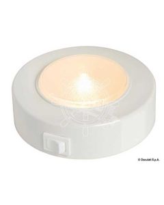 Plafoniera tonda Sun in ABS con interruttore