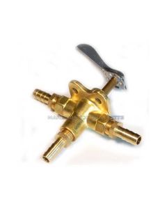 Rubinetto deviatore carburante a tre vie