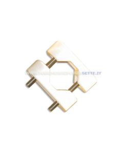 Morsetto in nylon per battagliole tubo max 25mm