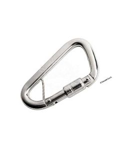Moschettone per cinture di sicurezza inox