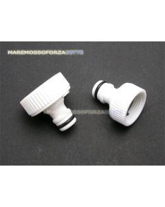 Kit raccordi porta gomma per rubinetto