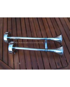 Tromba per barca in acciaio inox doppio cono