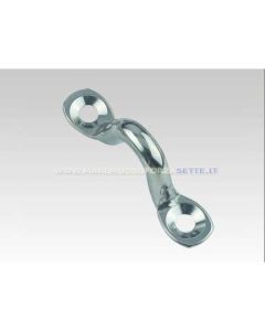 Cavallotto in acciaio inox per fissaggio cime