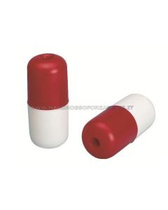 Galleggiante bicolore bianco e rosso per corsie