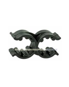 Supporto elastico doppio per tubi da 18mm a 25mm