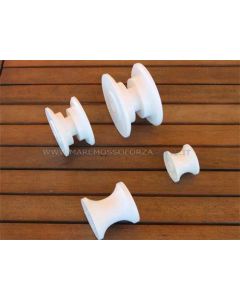 Puleggia di ricambio in nylon per musone barca