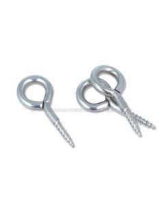 Occhiello in acciaio inox a vite in Blister