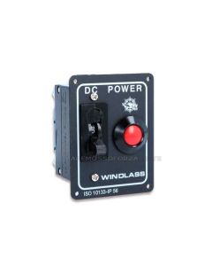 Pannello con magnetotermico per salpa ancora