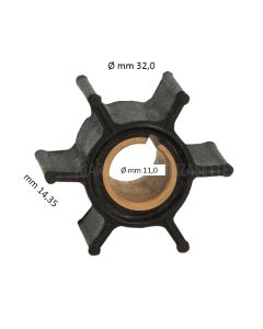 Girante Mercury 47-68988/89980 Mariner Ø 32,00 mm, 6 Pale 