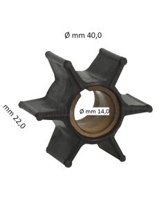 Girante Yamaha Mercury Ø 40 mm, 6 Pale 662-44352-01-00