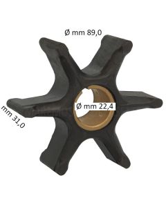 Girante Yamaha Ø 89,0 mm, 6 Pale 6E5-44352-00/01