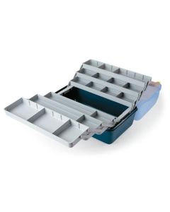 Valigetta sei ripiani coperchio trasparente