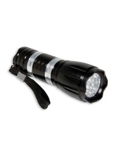 Torcia a led alluminio attivatore di fosforescenza