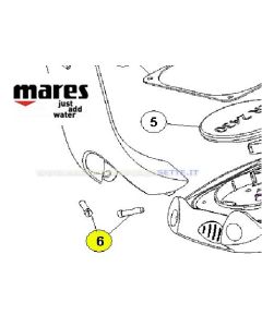 Vite per cinturino computer Mares Nemo Excel e Apneist