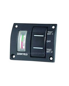 Pannello di test per due batterie