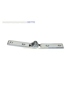 Cerniera lunga in ottone cromato mm 145x20