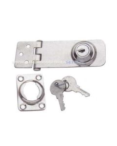 Chiusura inox a cerniera con chiave