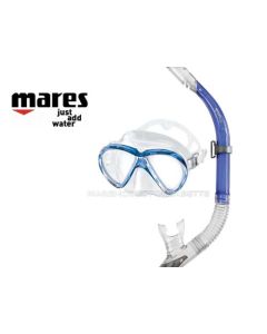 Maschera Mares Marea con snorkel blu