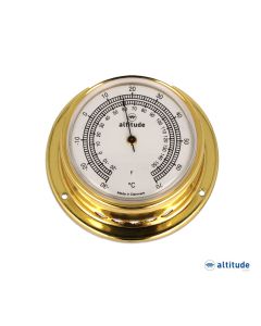 Altitude 838 series Termometro Ø 74mm Ottone Lucidato