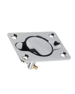 Alza pagliolo a scomparsa in ottone cromato