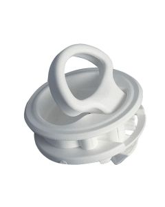 Alza pagliolo con maniglia rientrante a molla PVC