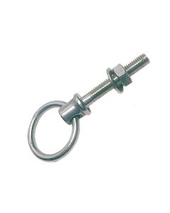 Anello snodato Ø 37mm Inox con perno filettato Ø 10mm