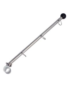 Asta portabandiera per fissaggio su tubi o corrimano