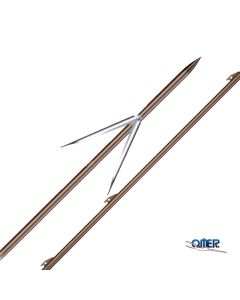 Asta Omer America Doppia Aletta Ø 6,5mm con pinne