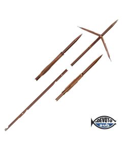 Asta tahitiana Inox Ø 6,5mm Doppia Aletta per arbalete