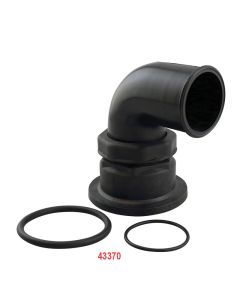 Bocchettone per serbatoio Ercole e Sogliola 90° per tubo Ø 50 mm