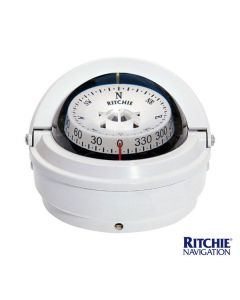 Bussola Barca Ritchie Serie Voyager S87 mm 76 Bianca