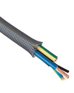 Guaina Trecciata 15mm In Poliestere Per Cablaggio Cavi