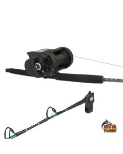 Mulinello elettrico Kristal Fishing XL638 con canna Halibut