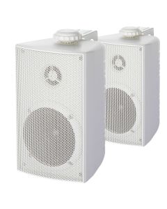 Casse stereo Cabinet bianche amagnetiche 30+30 Watt