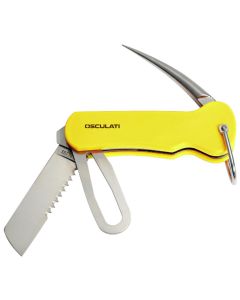 Coltello in acciaio inox Yellow con apri grilli