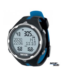 Computer Subacqueo Seac Sub Action Black and Blue