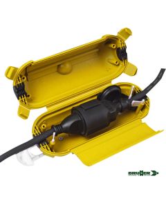 Contenitore antispruzzo per prolunghe elettriche