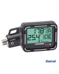 Cressi Sub DIGI 2 per la subacquea manometro con profondimetro