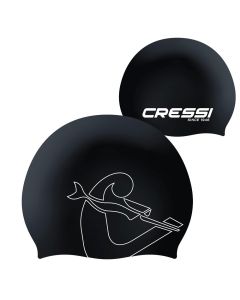 Cuffia per Nuoto Cressi Sub EDDIE colore NERO