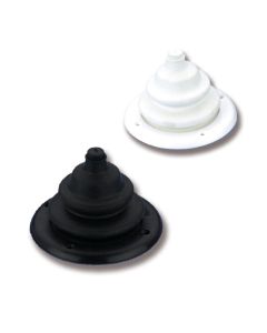 Cuffia passacavo a soffietto con anello in ABS