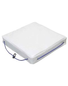 Cuscino galleggiante per barca Lalizas singolo in Sky bianco cm 40x40x6,5