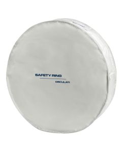 Contenitore in tessuto per salvagente anulare BIANCO