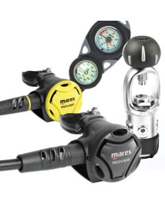 Erogatore Sub Mares Rover 2S INT con manometro e profondimetro